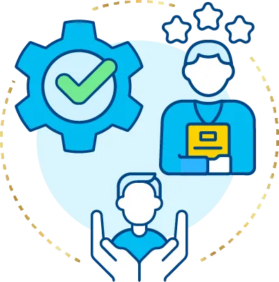 導入研修＋座学／ロールプレイ中心のイメージ