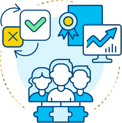 現場OJT＋日次フィードバックのイメージ