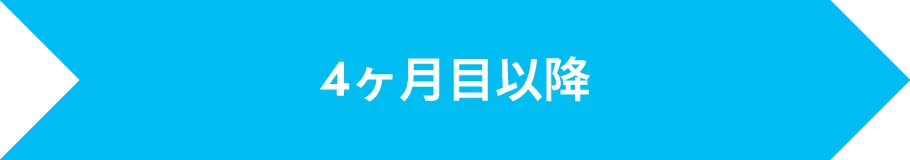 4ヶ月目以降